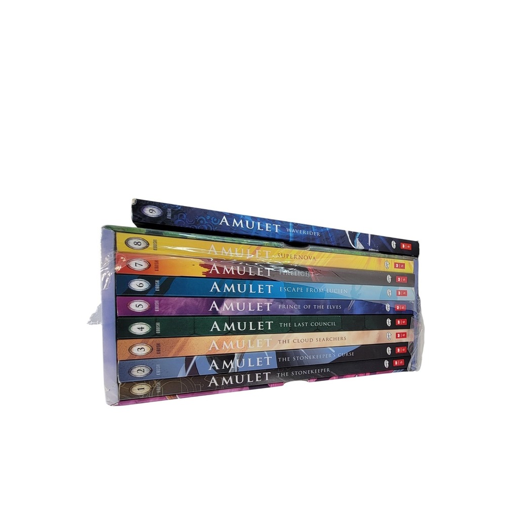Amulet Graphic Novel‎ Series Books 1-9 Collection Kazu Kibuishi Scholastic
